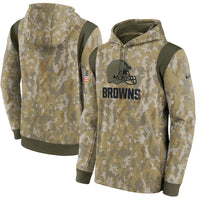 Men's Cleveland Browns NFL 2021 Salute to Service Hoodie2 Camouflage