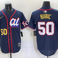 Men's American League Kris Bubic #50 Navy 2025 All-Star Edition Limited Player Jersey