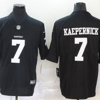 Men's San Francisco 49ers #7 Colin Kaepernick Player Jersey1 Black