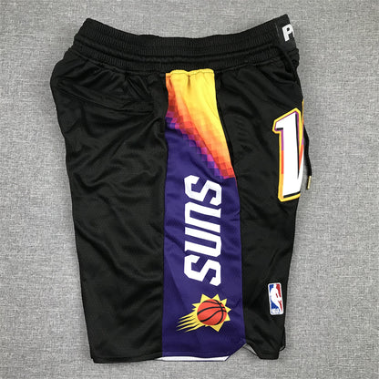 Men's Phoenix Suns Black City Edition Basketball Shorts1