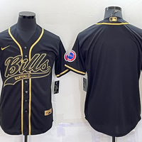 Men's Buffalo Bills Black Blank Jersey1