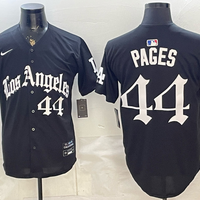 Men's Los Angeles Dodgers Andy Pages #44 Black Alternate Limited Jersey
