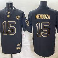 Men's Las Vegas Raiders Fernando Mendoza #15 Black Team  Player Jersey