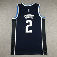 Men's Dallas Mavericks Kyrie Irving #2 Navy 2022/23 Statement Edition Swingman Jersey1