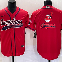 Men's Cleveland Guardians Red Alternate Replica Team Jersey1