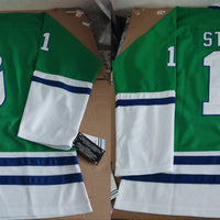 Men's Carolina Hurricanes Jordan Staal #11 Green Game Jersey1