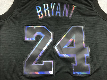 Men's Los Angeles Lakers Kobe Bryant Black #24 Swingman Jersey1