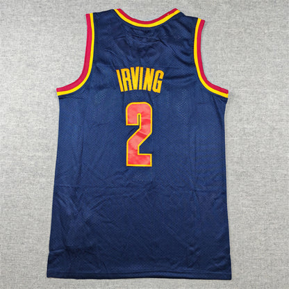 Men's Cleveland Cavaliers Kyrie Irving #2 Navy 2011/12 Hardwood Classics Swingman Jersey1