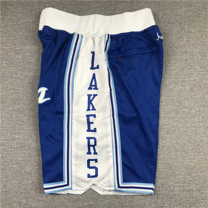 Men's Mitchell And Ness Los Angeles Lakers Basketball Shorts1