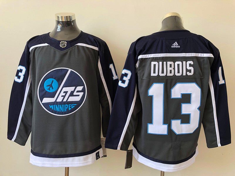 Men's Winnipeg Jets Pierre-Luc Dubois #13 Gray Player Game Jersey1