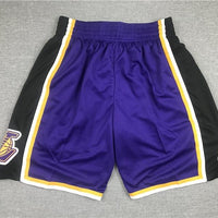 Los Angeles Lakers Purple Hardwood Classics Basketball Shorts