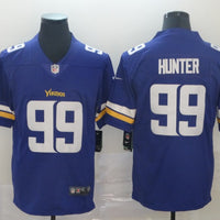 Men's Minnesota Vikings Danielle Hunter #99 Purple Game Jersey1