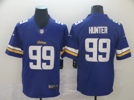Men's Minnesota Vikings Danielle Hunter #99 Purple Game Jersey1