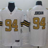 Men's New Orleans Saints Cameron Jordan #94 White Player Game Jersey1