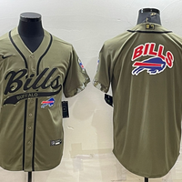 Men's Buffalo Bills Olive 2022 Salute To Service Limited Jersey1