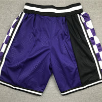 Men's Sacramento Kings SWISH Basketball Shorts1 Purple