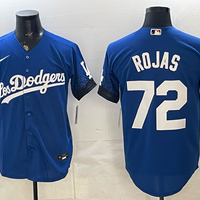 Men's Los Angeles Dodgers Miguel Rojas #72 Royal Alternate Replica Jersey