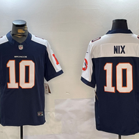 Bo Nix Denver Broncos Navy Alternate Jersey