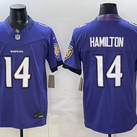 Kyle Hamilton #14 Baltimore Ravens Purple Vapor F.U.S.E. Limited Jersey - JerseysFreak