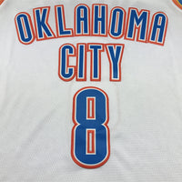 Men's Oklahoma City Thunder Jalen Williams #8 White Swingman Jersey1 - Association Edition