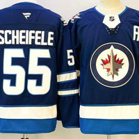 Men's Winnipeg Jets Mark Scheifele #55 Fanatics Navy Player Game Jersey