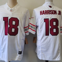 Men's Arizona Cardinals Marvin Harrison Jr. #18 White Game Jersey