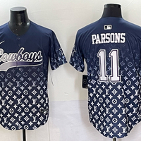 Micah Parsons #11 Dallas Cowboys Navy Team Game Player Jersey - JerseysFreak