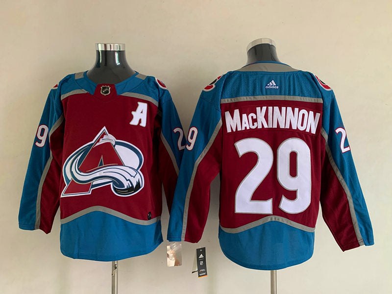 Men's Colorado Avalanche Nathan MacKinnon #29 Burgundy Breakaway Player Jersey1