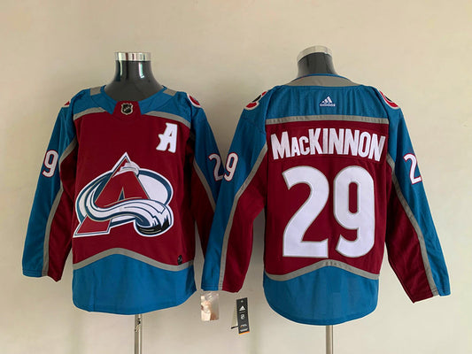 Men's Colorado Avalanche Nathan MacKinnon #29 Burgundy Breakaway Player Jersey1