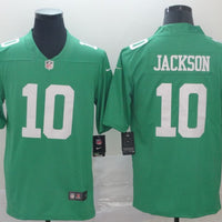Men's Philadelphia Eagles Desean Jackson #10 Green Game Jersey1