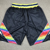 Men's Denver Nuggets Navy City Edition Basketball Shorts1
