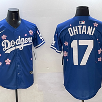 Shohei Ohtani #17 Los Angeles Dodgers Royal Alternate Replica Player Jersey - JerseysFreak