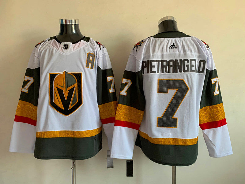 Men's Vegas Golden Knights Alex Pietrangelo #7 White Breakaway Player Jersey1