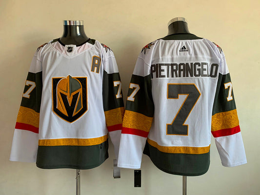 Men's Vegas Golden Knights Alex Pietrangelo #7 White Breakaway Player Jersey1