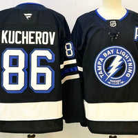 Men's Tampa Bay Lightning Nikita Kucherov #86 Fanatics Navy Player Jersey