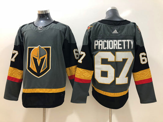 Men's Vegas Golden Knights Max Pacioretty #67 Gray Breakaway Player Jersey1