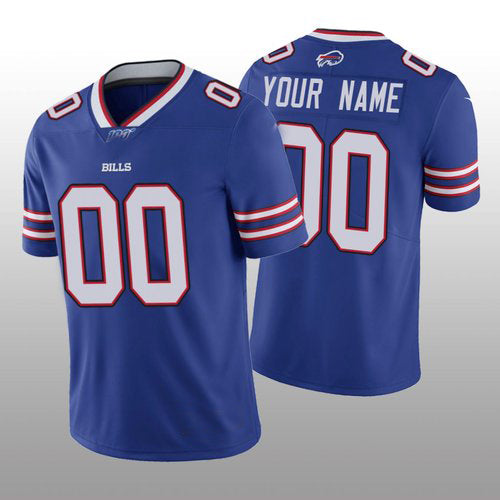 Custom1 Buffalo Bills Royal Vapor Limited 100th Season Jersey1 Stitched Jersey1 Football Jerseys