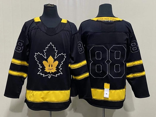 Men's Toronto Maple Leafs William Nylander #88 Black Player Game Jersey1