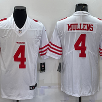 Men's San Francisco 49ers Nick Mullens #4 White Player Jersey1