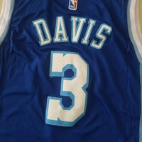 Men's Los Angeles Lakers Anthony Davis Blue #3 NBA Swingman Jersey1