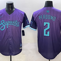 Men's Arizona Diamondbacks Geraldo Perdomo #2 Purple 2025 City Connect Limited Player Jersey