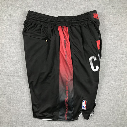 Men's Miami Heat Black 2023/24 Pocket Shorts1 City Edition