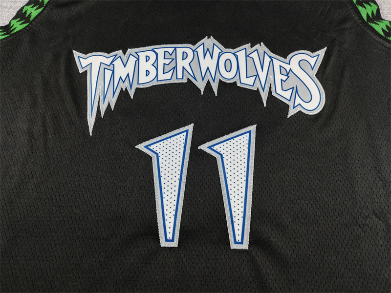 Men's Minnesota Timberwolves Naz Reid #11 Black Swingman Jersey - Classic Edition