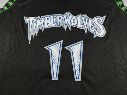 Men's Minnesota Timberwolves Naz Reid #11 Black Swingman Jersey - Classic Edition