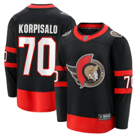 Joonas Korpisalo #70 Ottawa Senators Black Player Jersey - JerseysFreak