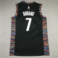 Men's Brooklyn Nets Kevin Durant #7 Black Swingman Jersey1 - City Edition