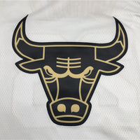 Men's Chicago Bulls Michael Jordan #23 White Classics Swingman Player Jersey1