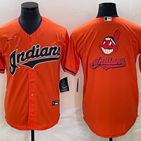 Men's Cleveland Guardians Orange Replica Team Jersey1
