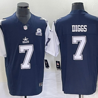 Men's Dallas Cowboys Trevon Diggs #7 Navy Player Jersey1