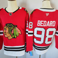 Men's Chicago Blackhawks Connor Bedard #98 Fanatics Red Player Jersey